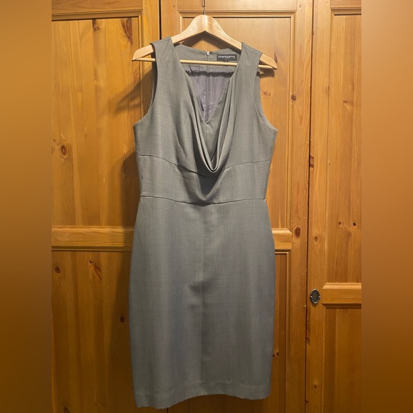 Vintage Sharagano Grey Dress - Picture 1 of 3